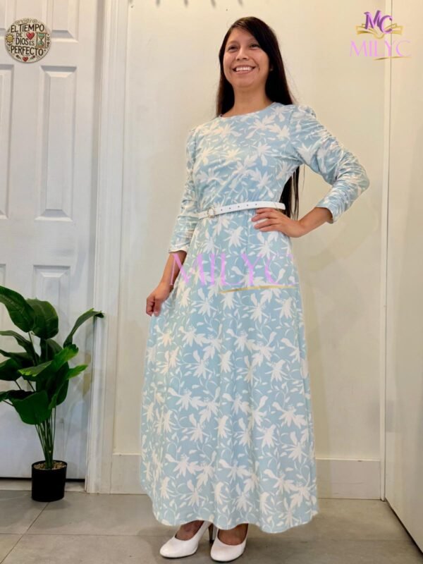 Vestido verde olivo
